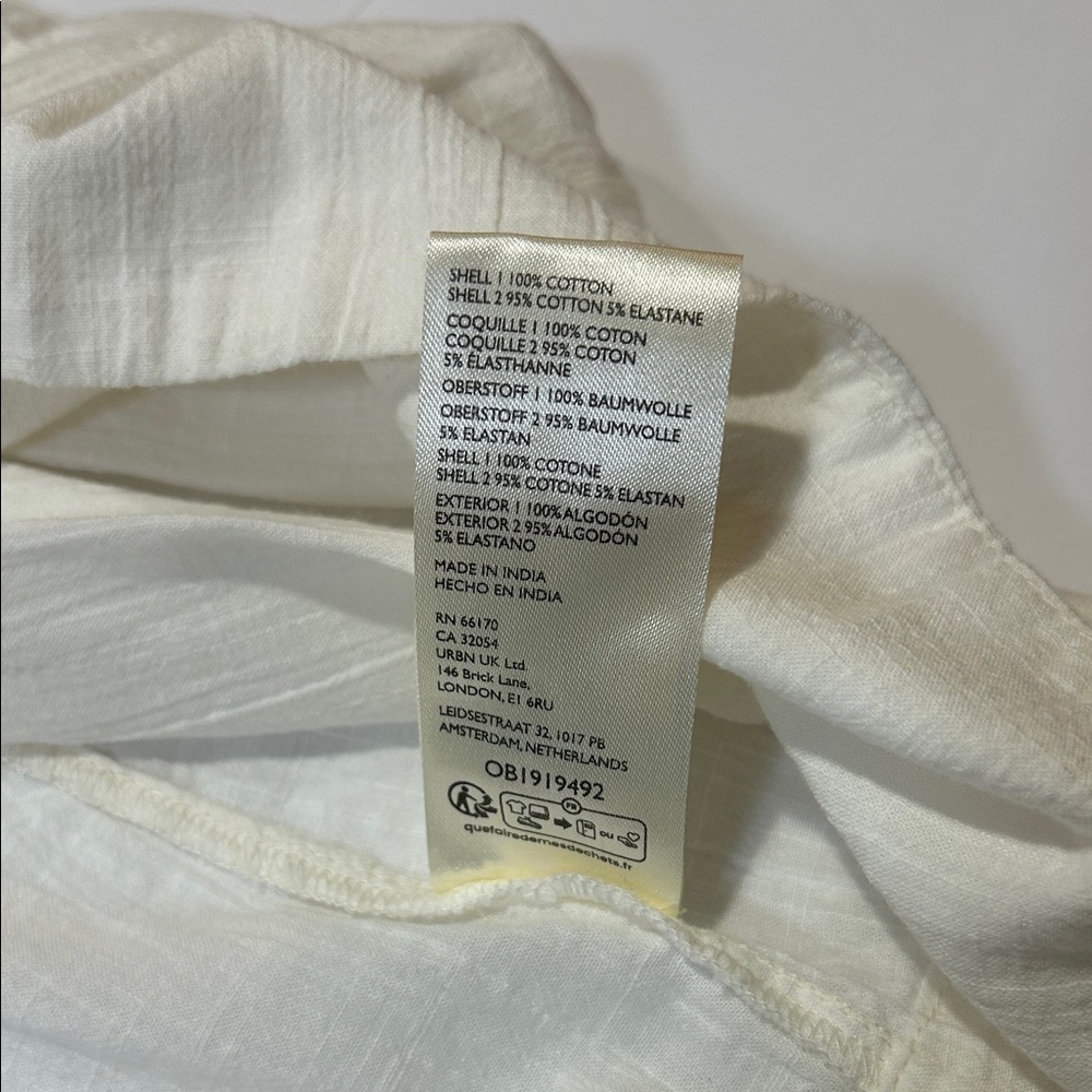 Free People Cream A-Line Skirt - Picture 6 of 9